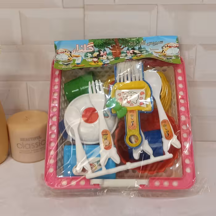 ست سرویس اشپزخانه کوچک گلنار باکیفیت و مقاوم تهیه شده از مواد نو  