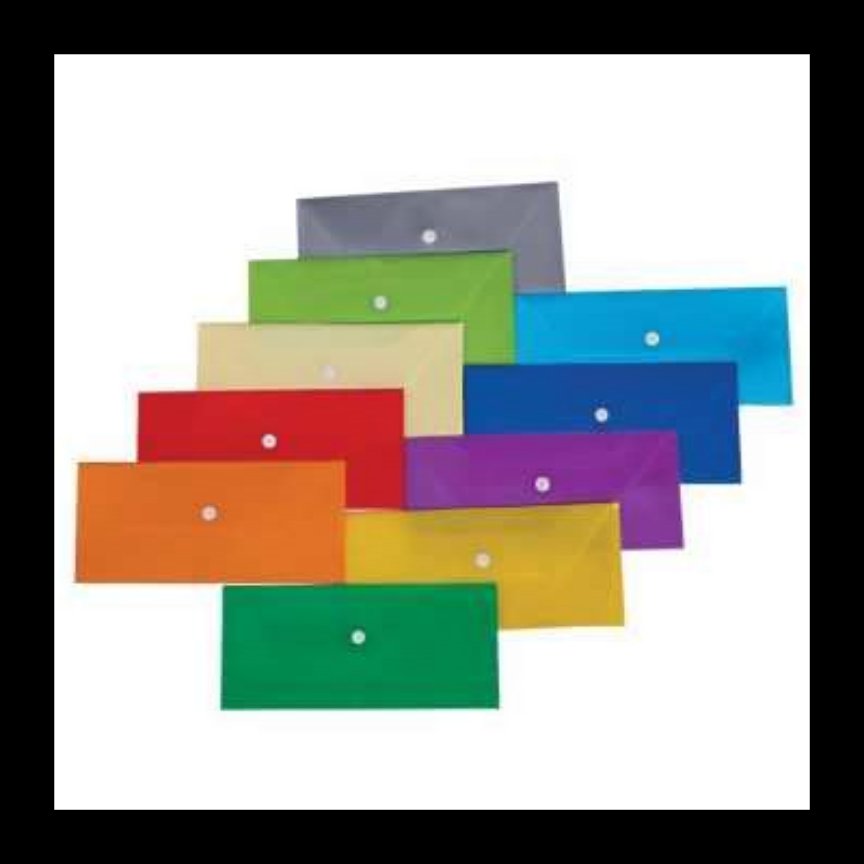 پوشه دکمه دار ملخی بسته ی 10 تایی