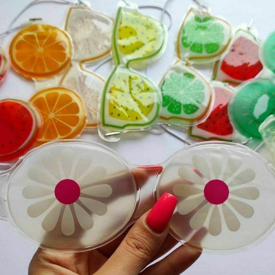 کمپرس چشم طرح میوه ای