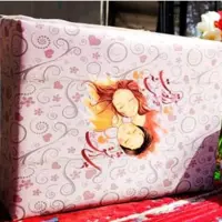 طراحی و پرینت رنگی کاغذ کادو سایز A3 مخاطب خواص شما