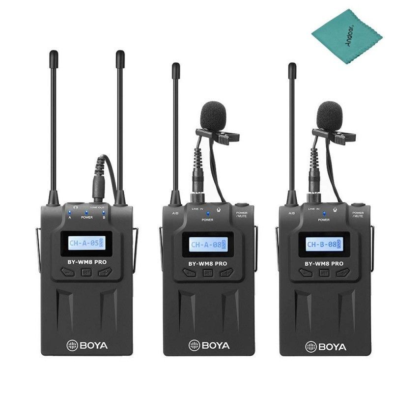 میکروفن بی سیم بویا BOYA BY-WM8 Pro-K2