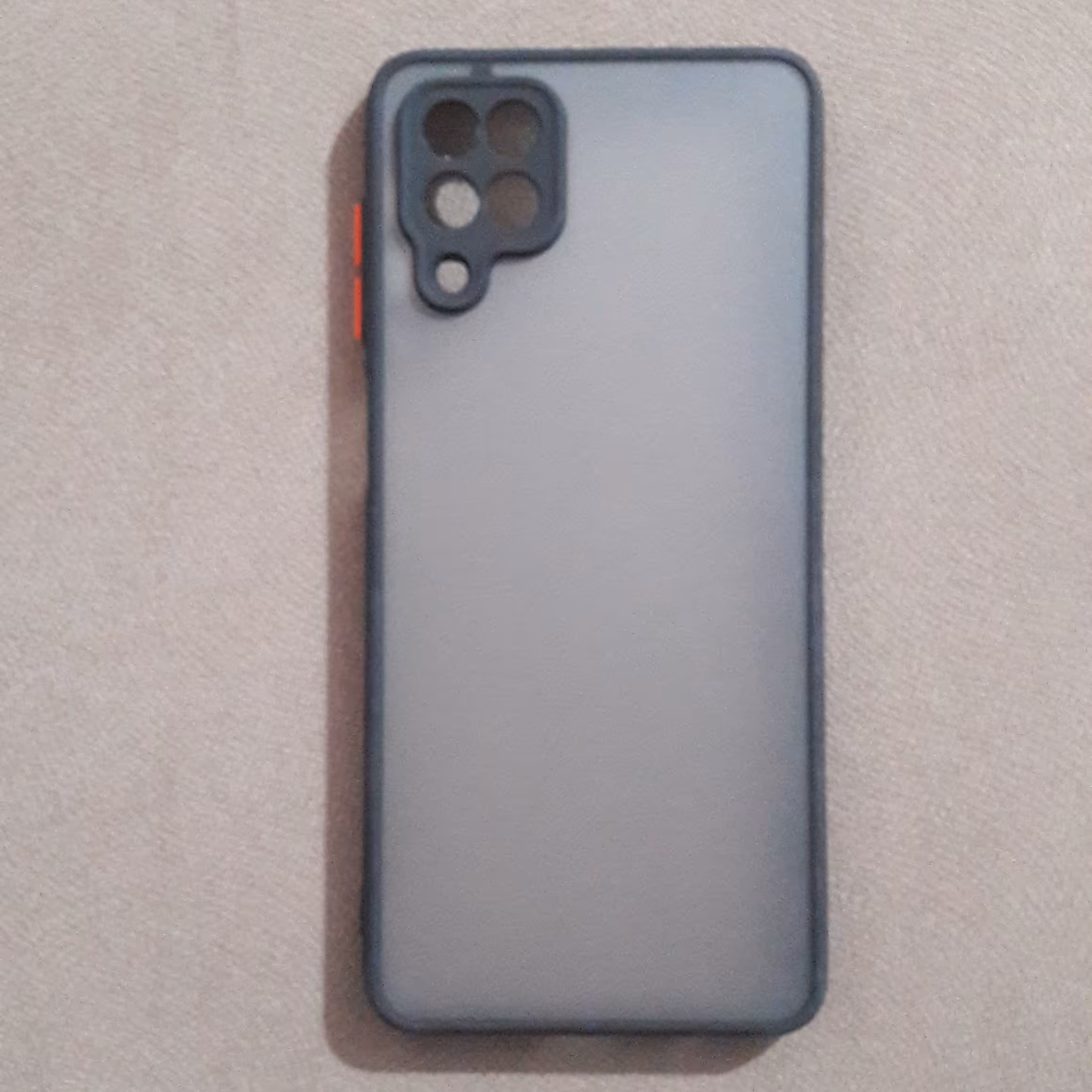 قاب محافظ لنز دار دور ژله ای پشت مات سامسونگA12