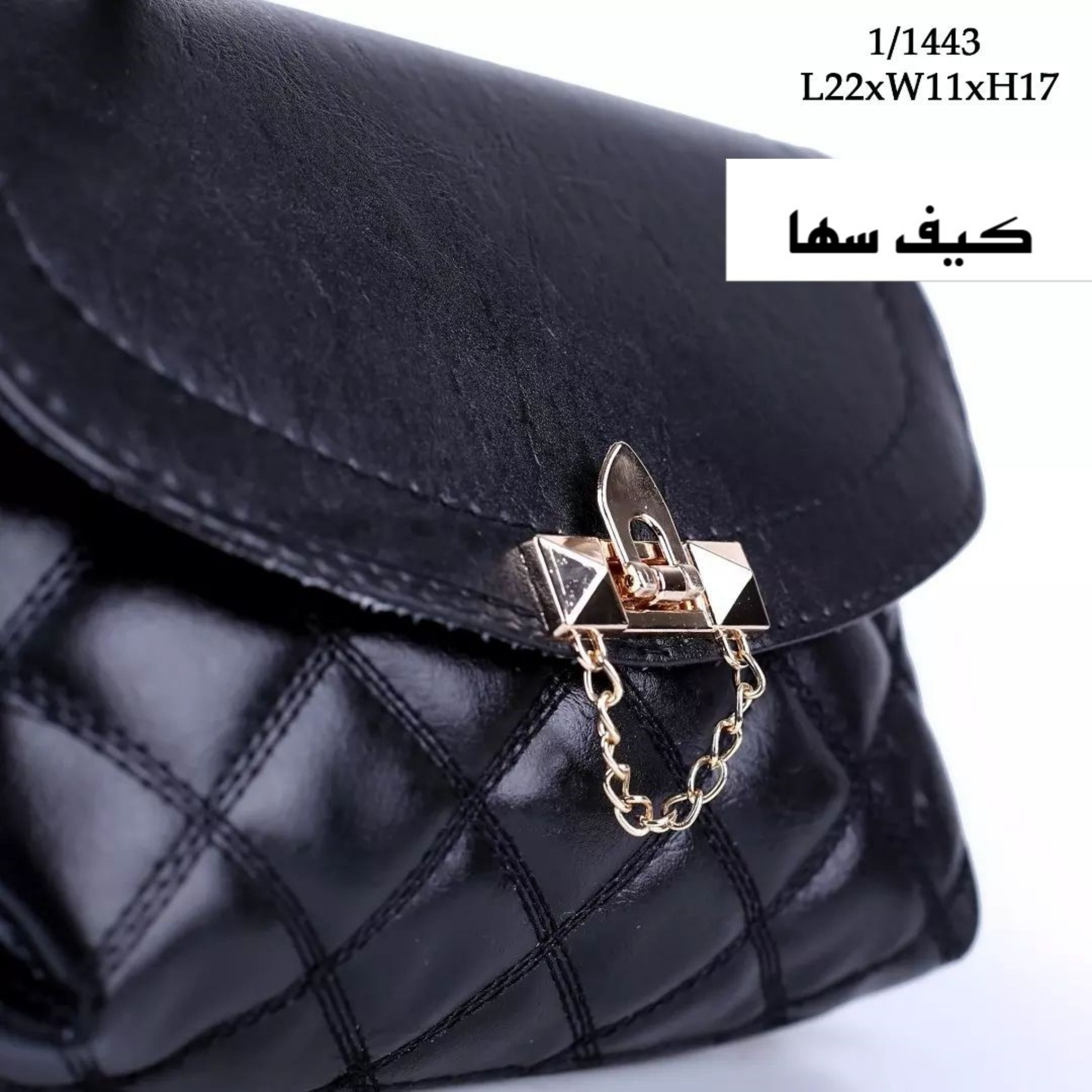 کیف زنانه مدل گلدوزی جلو زنجیر