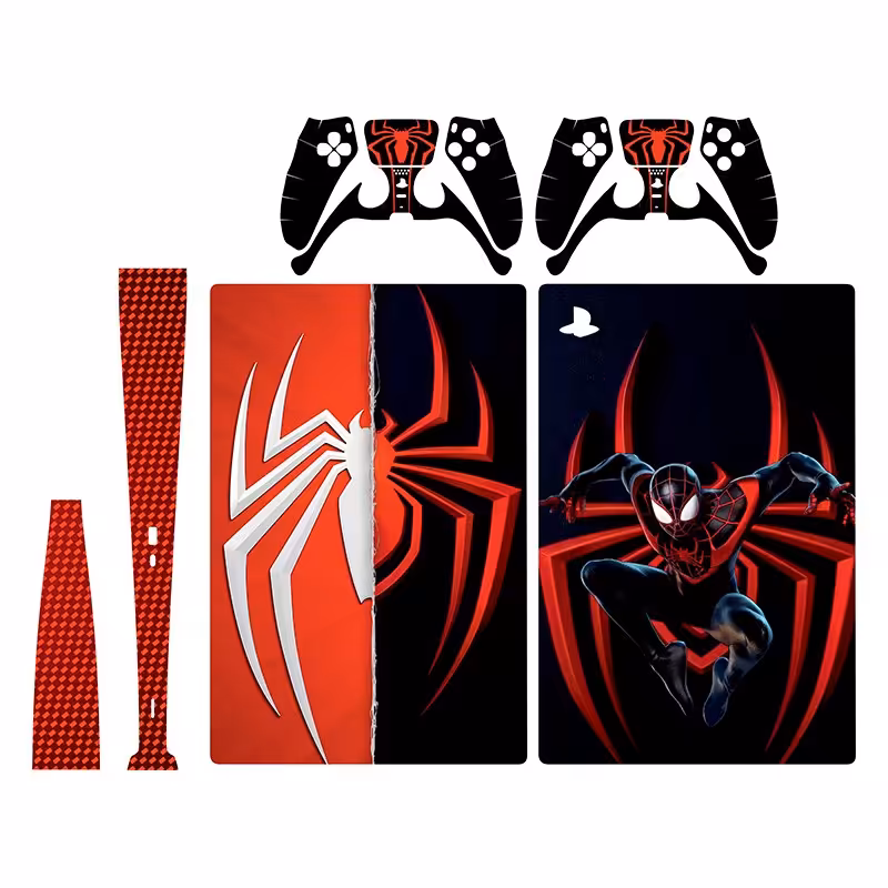 اسکین(برچسب)Playstation 5-مدل دیجیتال -طرح spiderman  -کد4-سفارشی