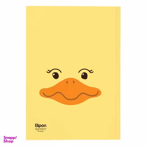 دفتر مشق‌ 40 برگ تک خط وزیری شومیز کلاسیک جلد نرم الیپون (Elipon) کد 2101211