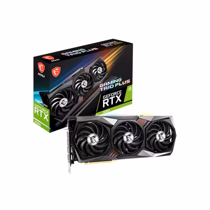 کارت گرافیک ام اس آی GeForce RTX 3080 GAMING TRIO PLUS 10G LHR