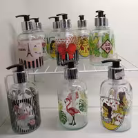 جا مایع شیشه ای طرح دار