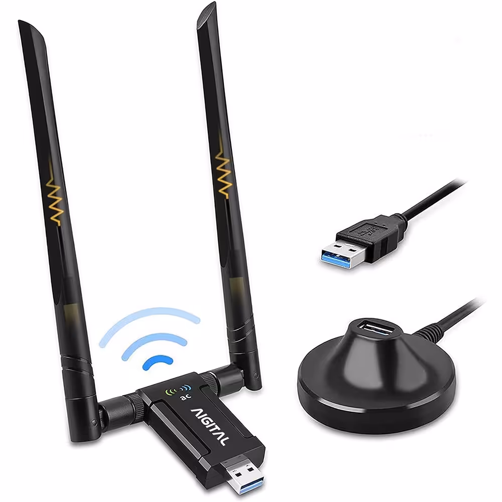 دانگل وای فای Aigital، 1200Mbps دو بانده 2.4Gو5G