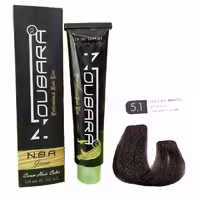 رنگ مو نوباراکس سری N B A مدل قهوه ای خاکستری روشن شماره 5.1 