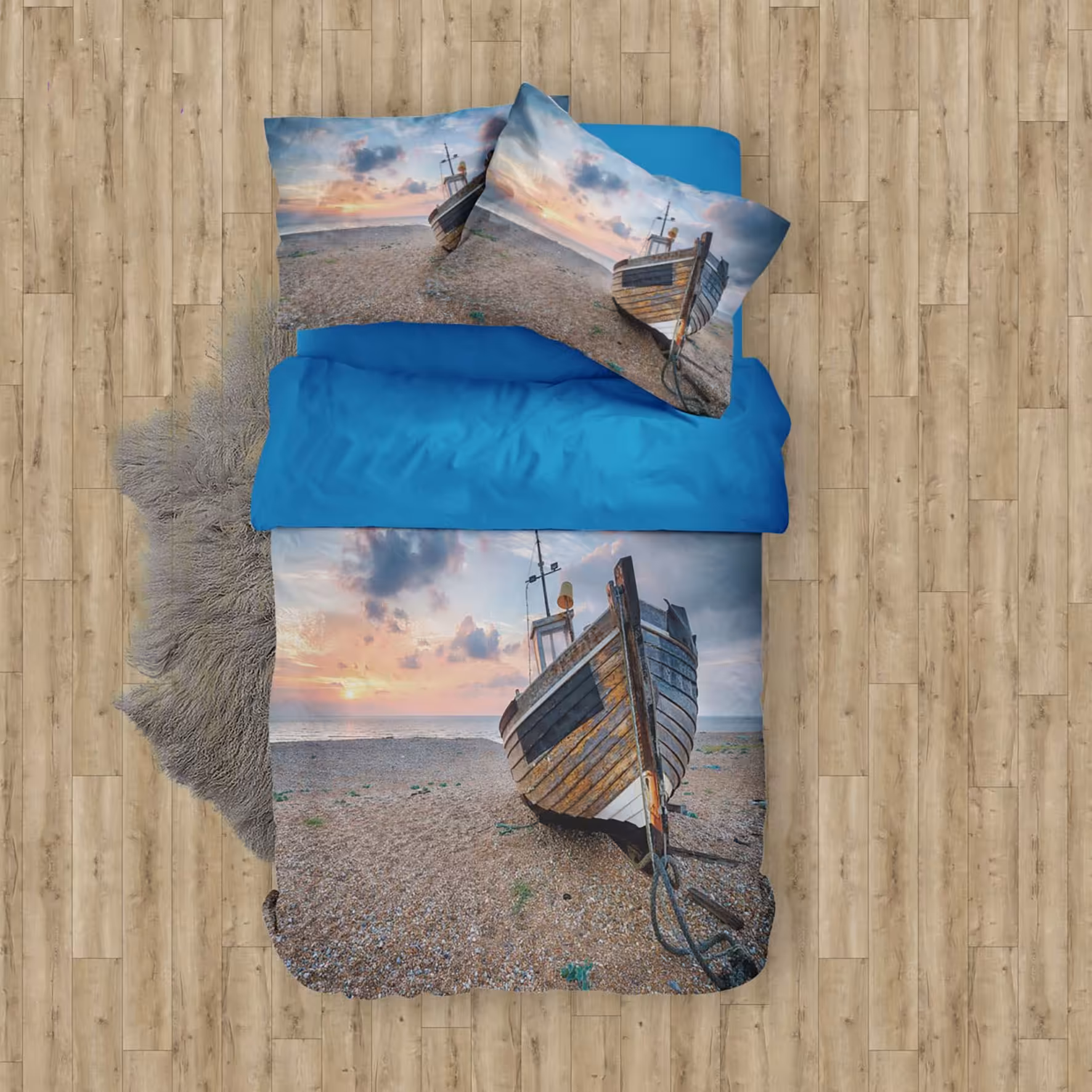 سرویس خواب کد C092 یکنفره 4 تیکه میکرو(چاپ دیجیتال)