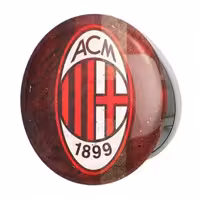 آینه جیبی خندالو طرح باشگاه آث میلان مدل تاشو کد 27227