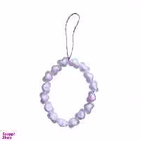 آویز موبایل و فلش طرح قلب مدل پاستیلی