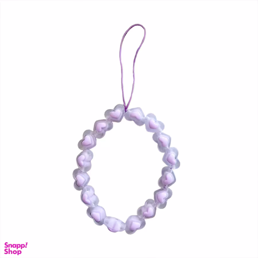 آویز موبایل و فلش طرح قلب مدل پاستیلی