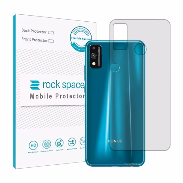 گلس محافظ پشت گوشی آنر 9x Lite مدل نانو هیدروژل شفاف برند راک اسپیس کد S