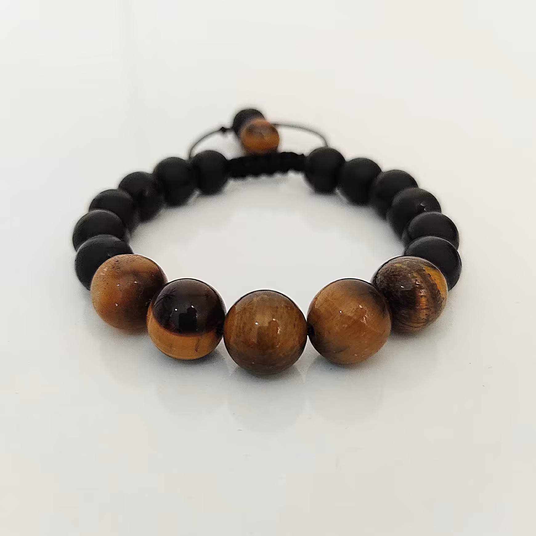 دستبند سنگ چشم ببر و انیکس