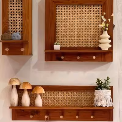 ست حصیری جا فیوزو جا فلکه شیرگاز و آویز جا کلیدی