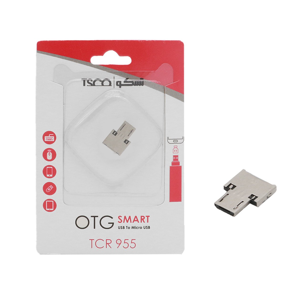 مبدل OTG microUSB تسکو مدل TCR 955

