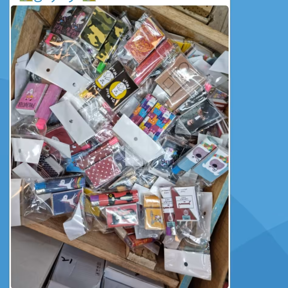 ست کبریت و فندک یک عدد 