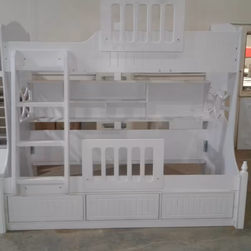 سرویس خواب نوزادنوجوان جوان بزرگسال.تخت2طبقه بالا نوجوان پایین تخت نوجوان تحمل وزن تا200کیلوجنسmdfدرجه یک باروکش ممبران