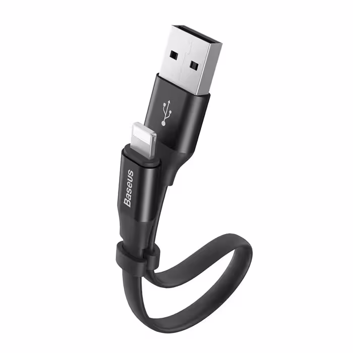 کابل شارژ Lightning باسئوس مدل CALMBJ-01 طول 23 سانتی متر
