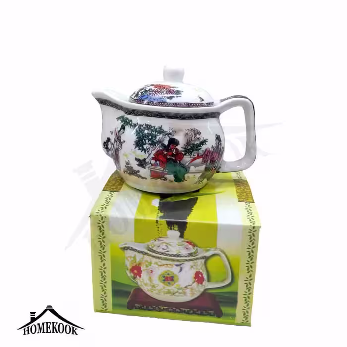 قوری دمنوش چینی دسته بغل