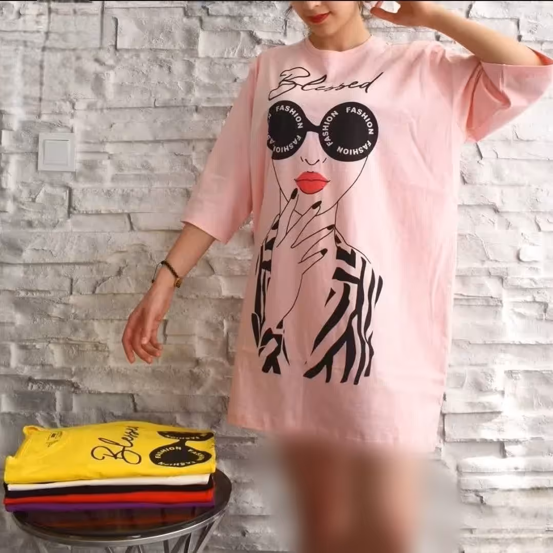 تیشرت دخترانه لانگ