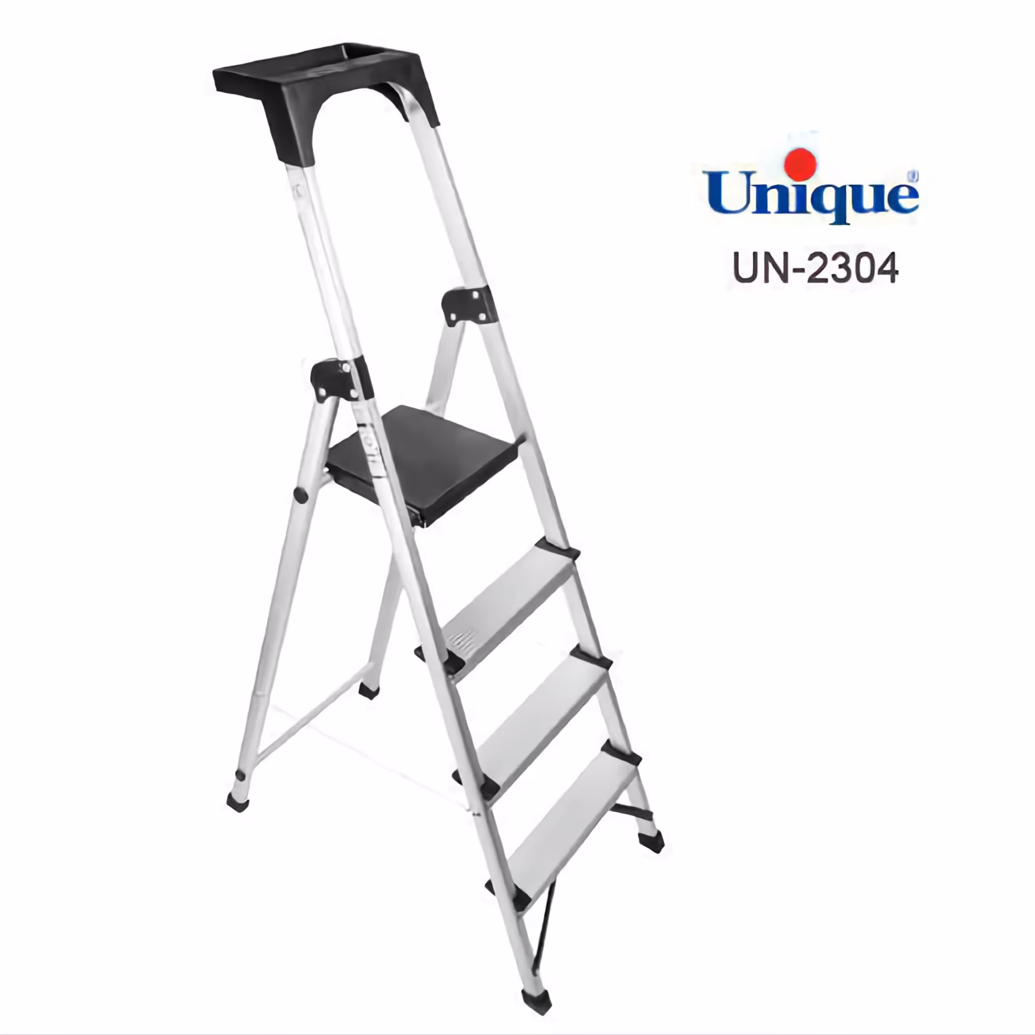 نردبان چهار پله آلومینیوم  کد 2304 برند یونیک