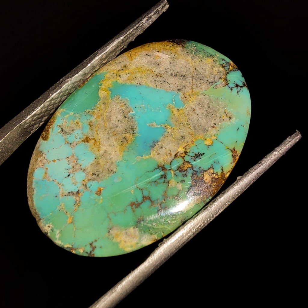 فیروزه چند رنگ سبز و آبی اصیل نیشابوری کد 2404 F