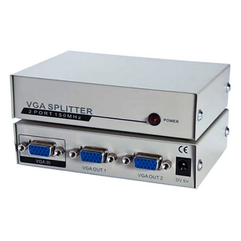 اسپلیتر 1 به 2 پورت VGA آداپتوردار  دی-نت D-NET مدل MT-VIKI 1502