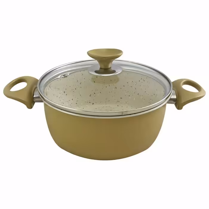 قابلمه گرانیتی اورانوس سایز 20 مدل UPS طلایی