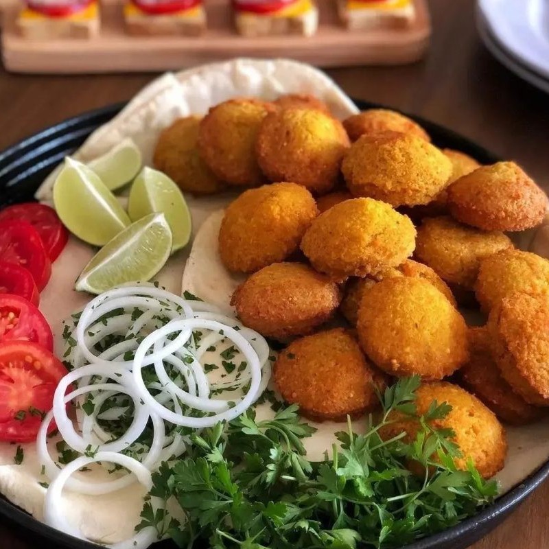 خمیر فلافل با ادویه جنوبی
