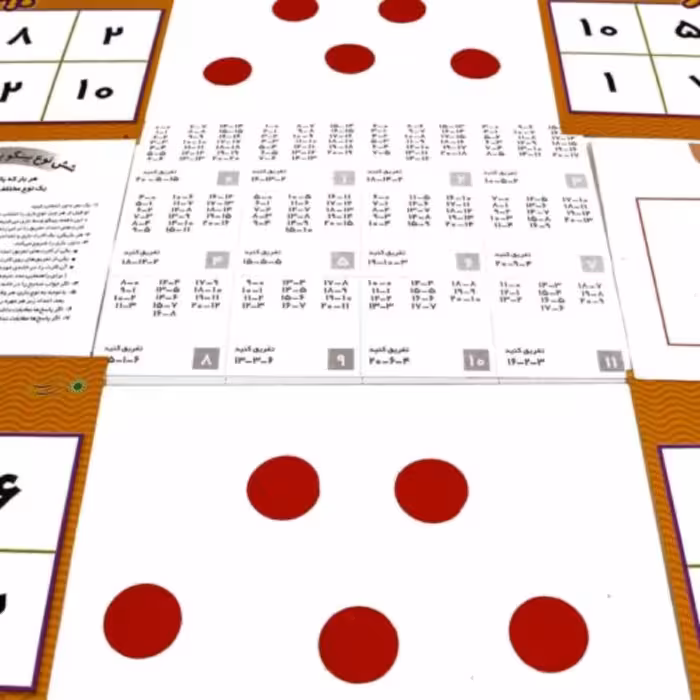 اسباب بازی آموزشی بینگو تفریق