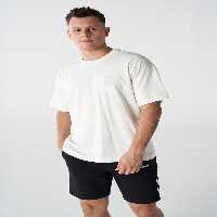 تی شرت سفید مردانه Finny Oversize Short T Shirt hummel