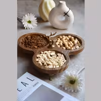 اردوخوری  سه خانه گرد مدل گوزن 