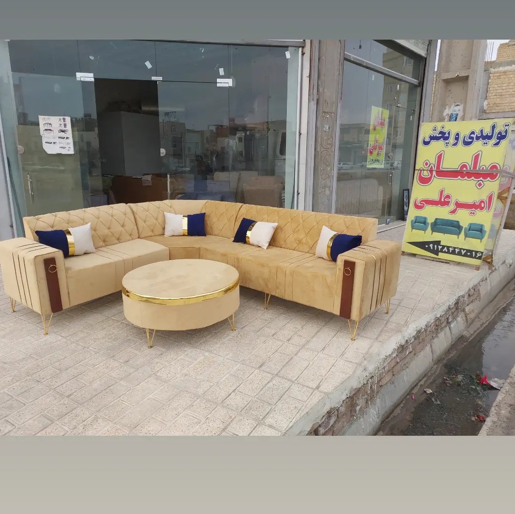 مبل مدل ال چستر 6نفره راحتی تنوع رنگ