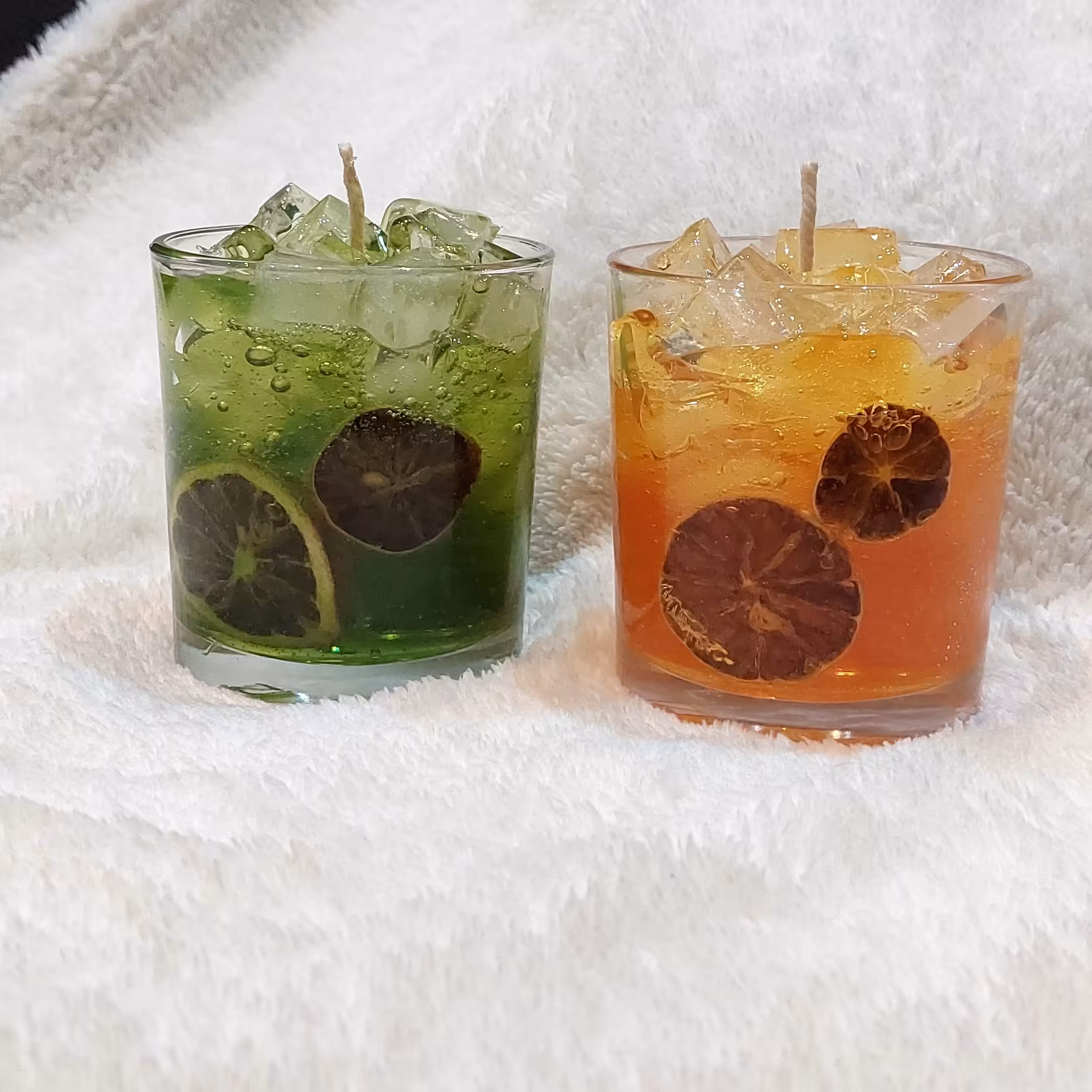 شمع ژله‌ای مدل نوشابه