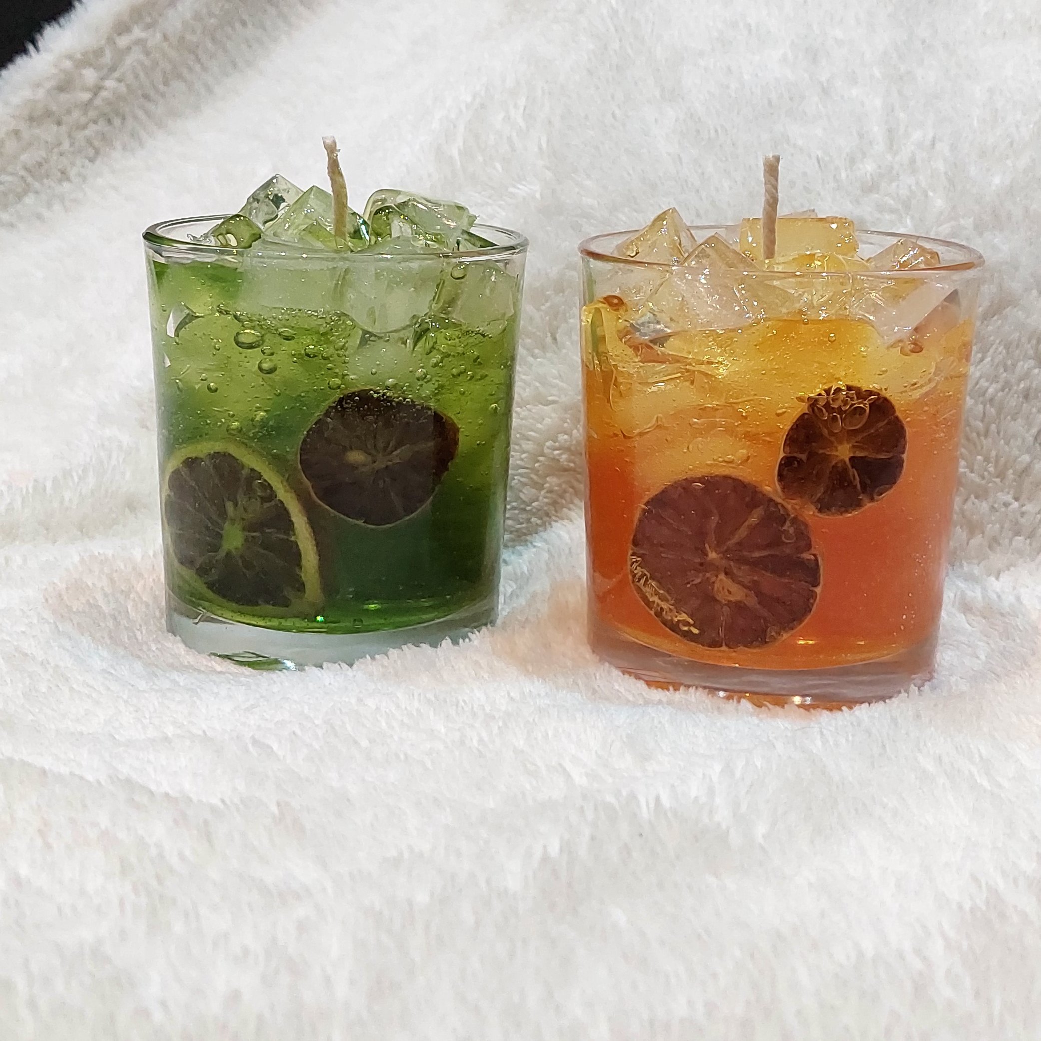 شمع ژله‌ای مدل نوشابه