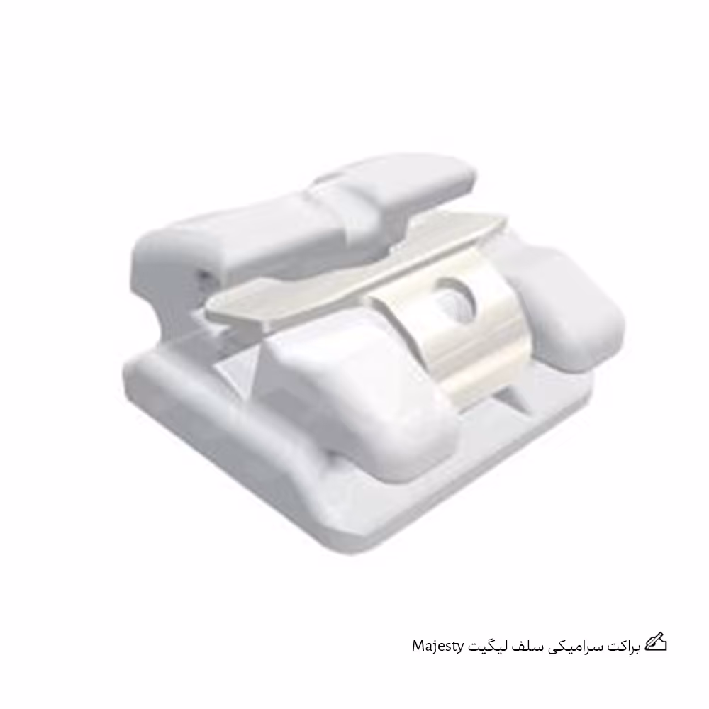 براکت سرامیکی سلف لیگیت Osstem Majesty														Osstem Majesty ceramic self ligating bracket