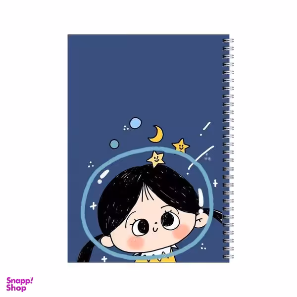 دفتر مشق 100 برگ بامبیلیپ طرح دختر فضانورد کد 1590502