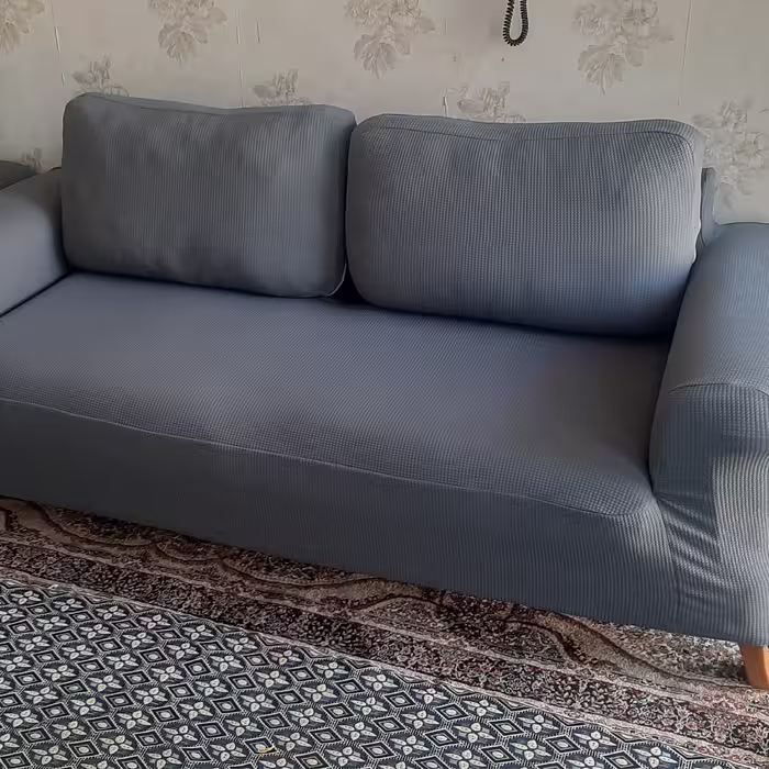 کاور تشک تک مبل اسکووار پارچه ای فری سایز