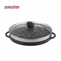تابه چدن نالينو مدل Danieli درب دار سایز 34