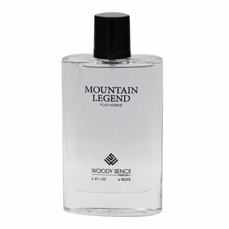 ادو پرفیوم مردانه وودی سنس مدل MOUNTAIN LEGEND با رایحه شیرین و خنک حجم 100 میلی لیتر