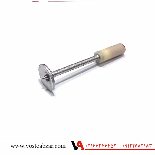 میخ چاشنی میخکوب دستی 6 سانتی واشر گرد 100 عددی