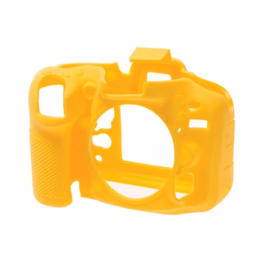 کاور سیلیکونی نیکون Silicon cover of Nikon camera D7100/D7200 رنگ زرد