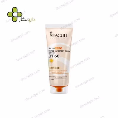 کرم ضد آفتاب سی گل SPF60 فاقد چربی