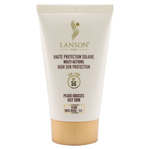 کرم ضدآفتاب لانسون 15 - رز بژ / LANSON Multi-Actions Oily Skin 15 Rose Beige SPF 50