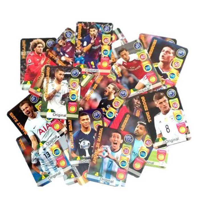 کارت بازی سایز بزرگ مدل فوتبالیست بسته 16 عددی