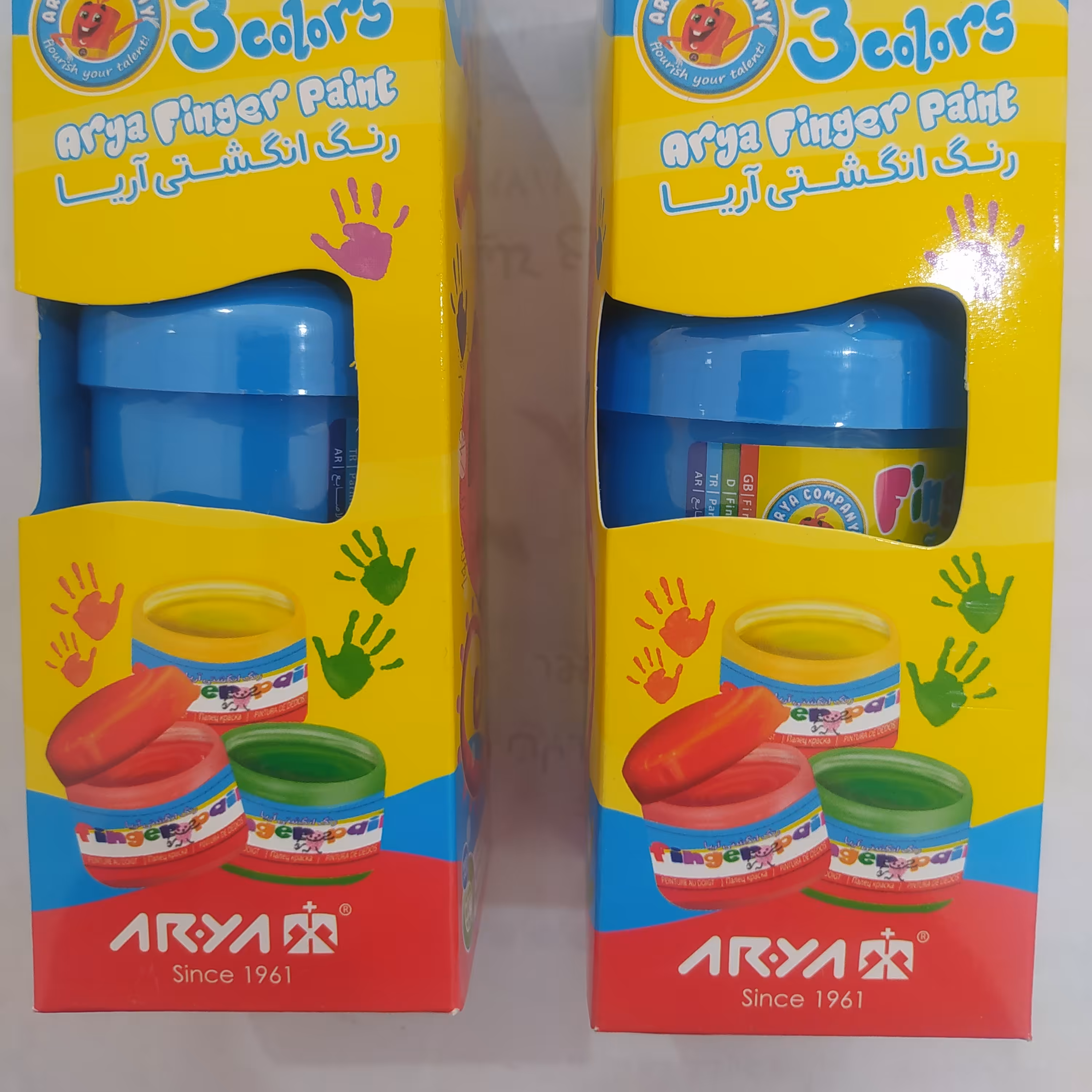 رنگ انگشتی 3 رنگ آریا جنس عالی و با کیفیت 