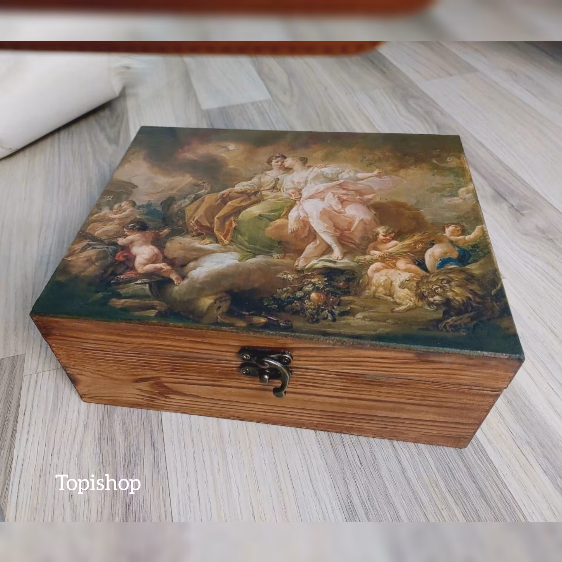 جعبه جواهر  باکس چوبی مدل فرشته