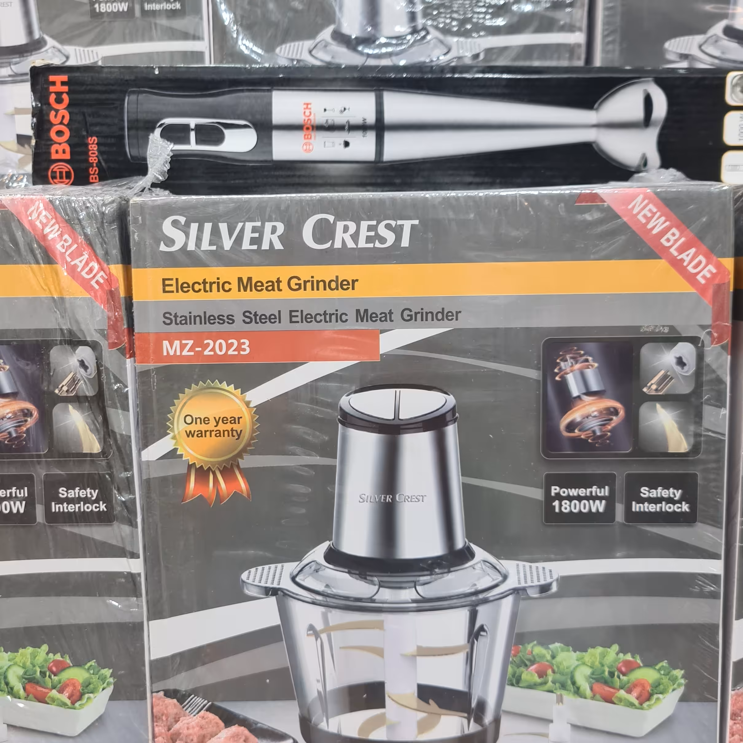 خردکن سیلور کرست 6 تیغه تیتانیوم 3.8 لیتر 1800 وات(پس کرایه) 